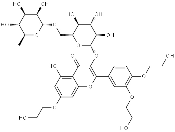 3',4',7-Tris[O-(2-hydroxyethyl)]rutin(7085-55-4)